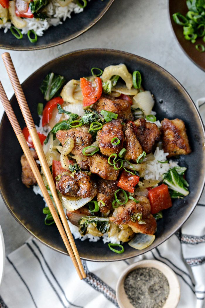 Black Pepper Chicken Stir-fry