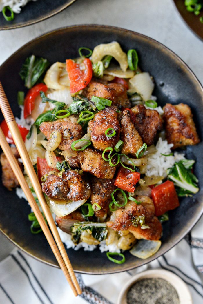 Black Pepper Chicken Stir-fry