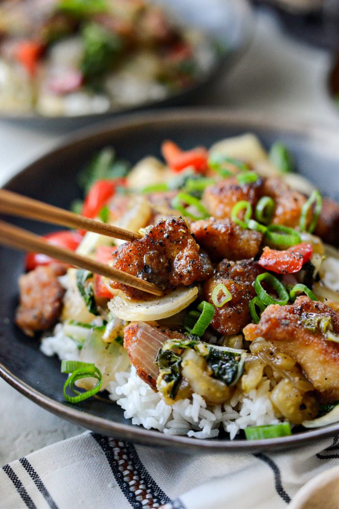 Black Pepper Chicken Stir-fry