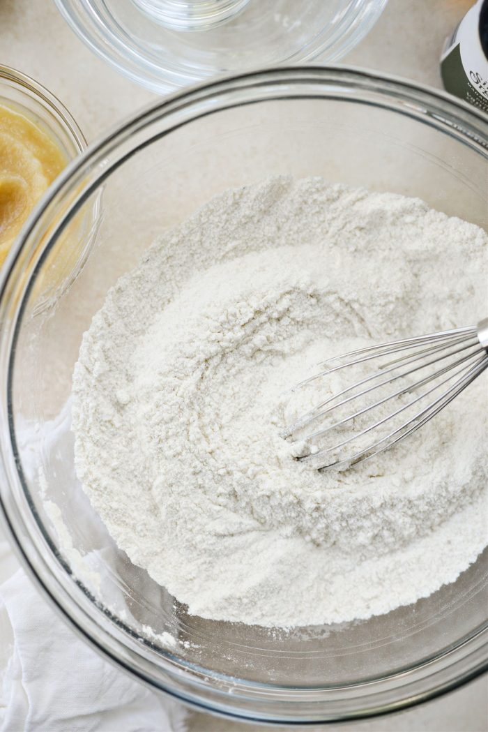 whisked dry ingredients