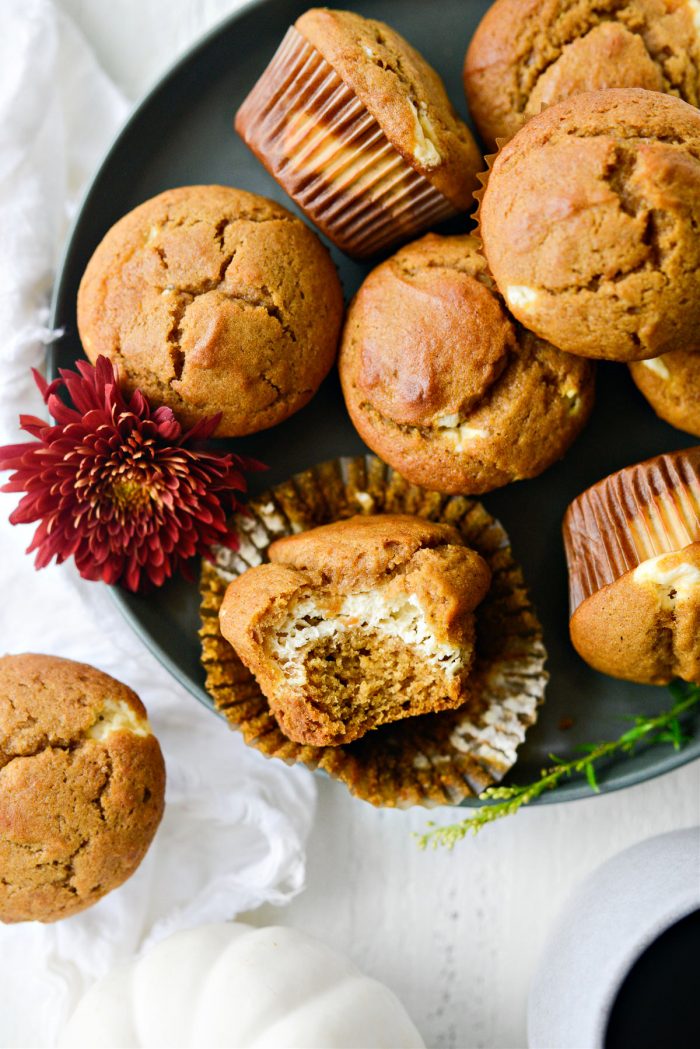 Cheesecake Pumpkin Muffins