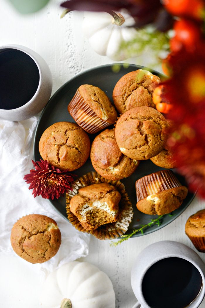 Cheesecake Pumpkin Muffins