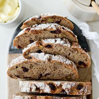 No-Knead Cranberry Walnut Bread