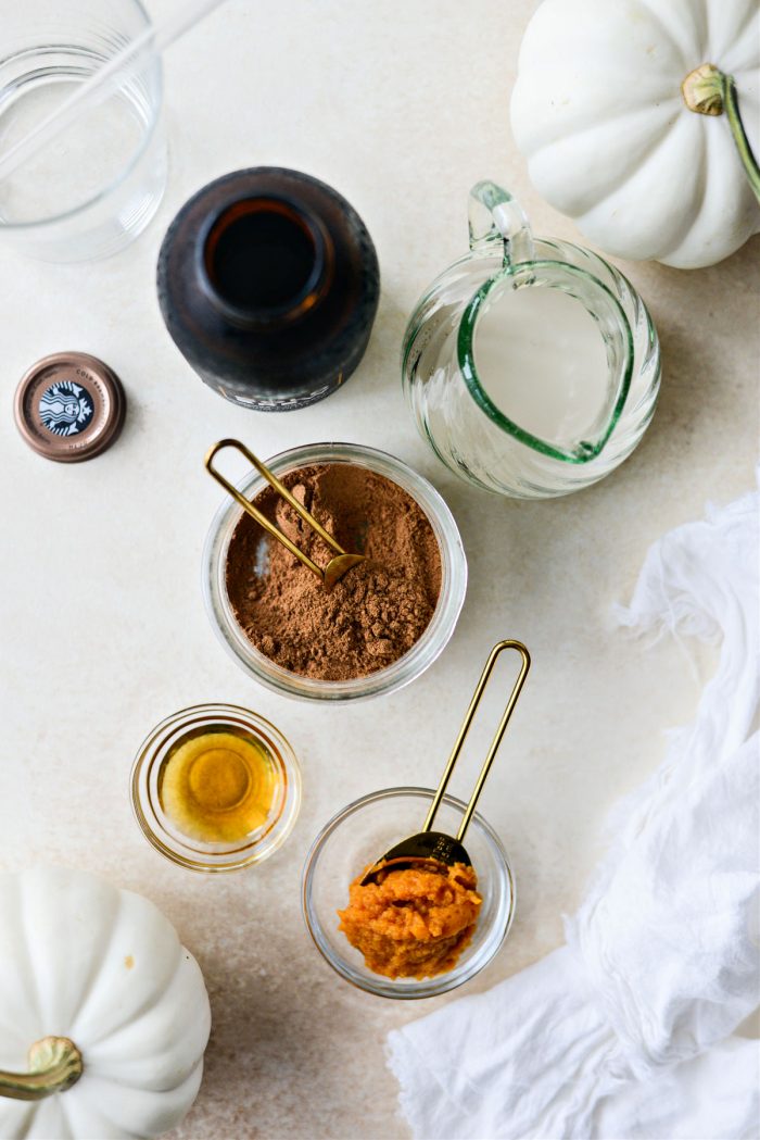 Ingredients for Pumpkin Cream Cold Brew Coffee