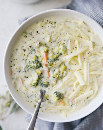 Simple Broccoli Cheddar Soup Recipe