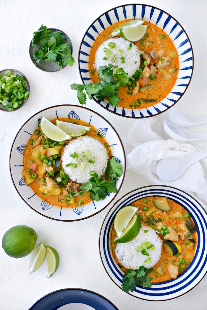 Thai Coconut Curry Chicken Soup