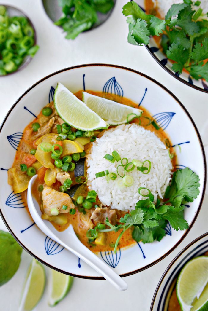 Thai Coconut Curry Chicken Soup