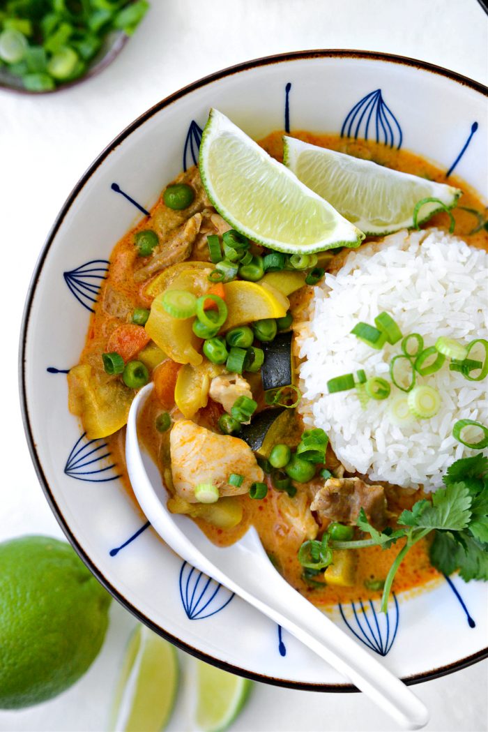Thai Coconut Curry Chicken Soup