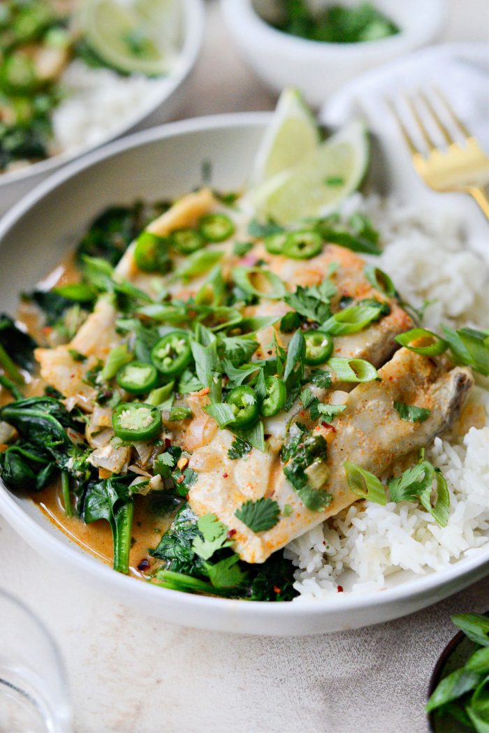 Thai Coconut Curry Poached Barramundi