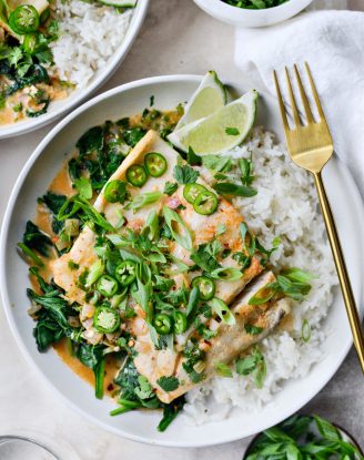 Thai Coconut Curry Poached Barramundi