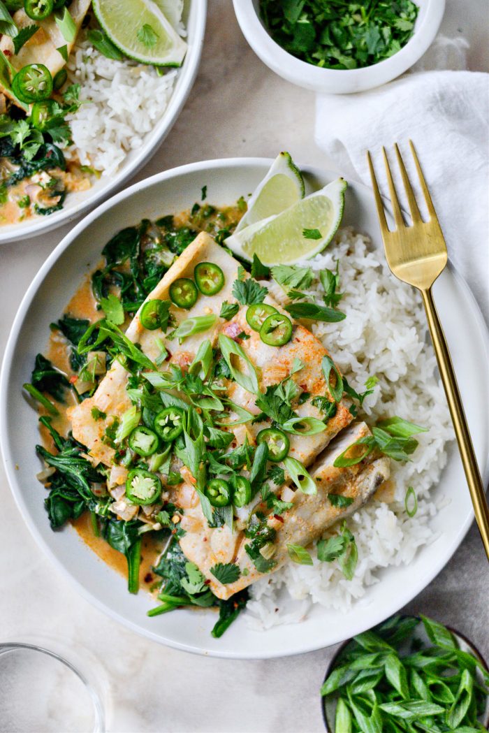 Thai Coconut Curry Poached Barramundi