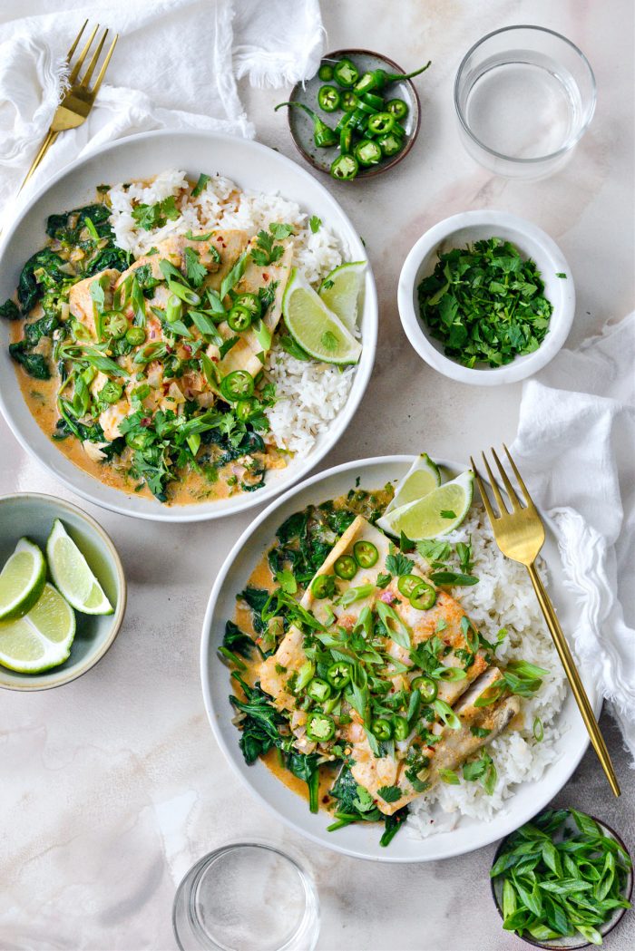 Thai Coconut Curry Poached Barramundi