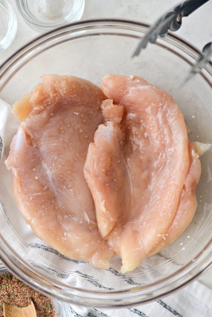 chicken breasts after 30 minutes
