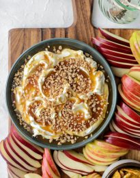 Caramel Whipped Goat Cheese Dip