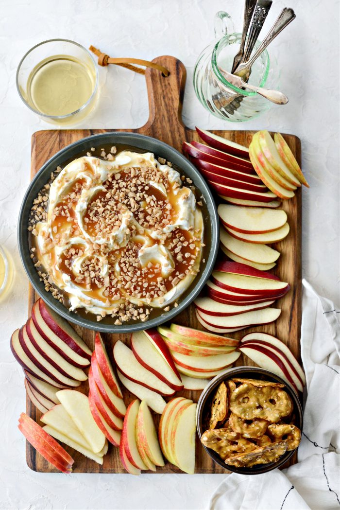 Caramel Whipped Goat Cheese Dip