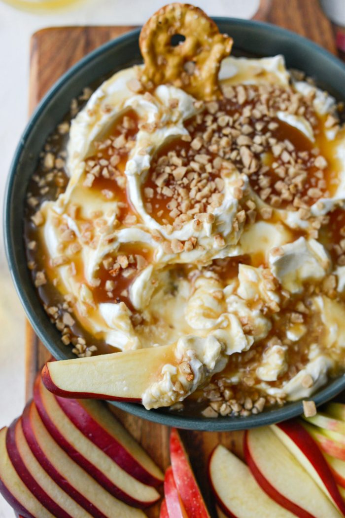 Caramel Whipped Goat Cheese Dip