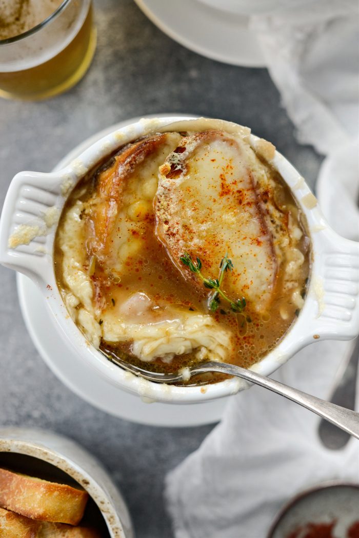 Smoky Beer French Onion Soup