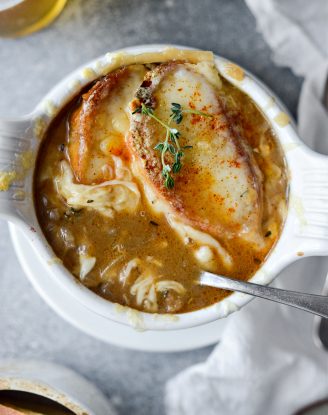 Smoky Beer French Onion Soup