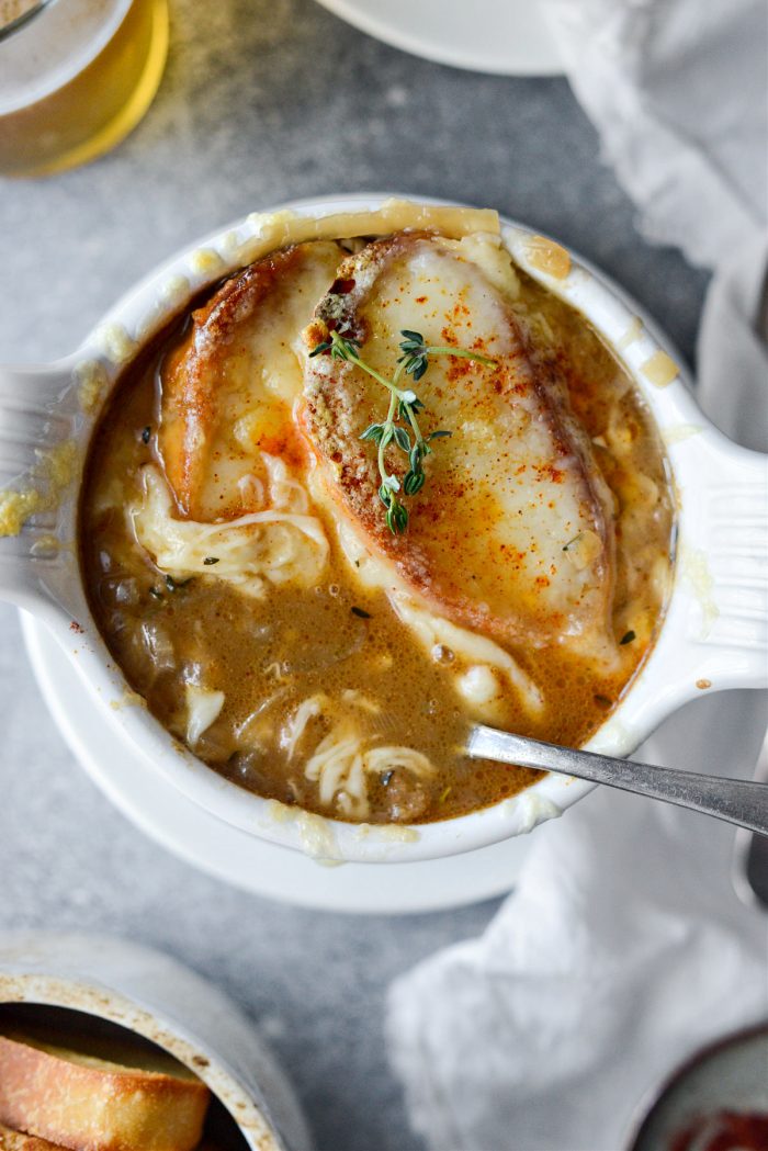 Smoky Beer French Onion Soup