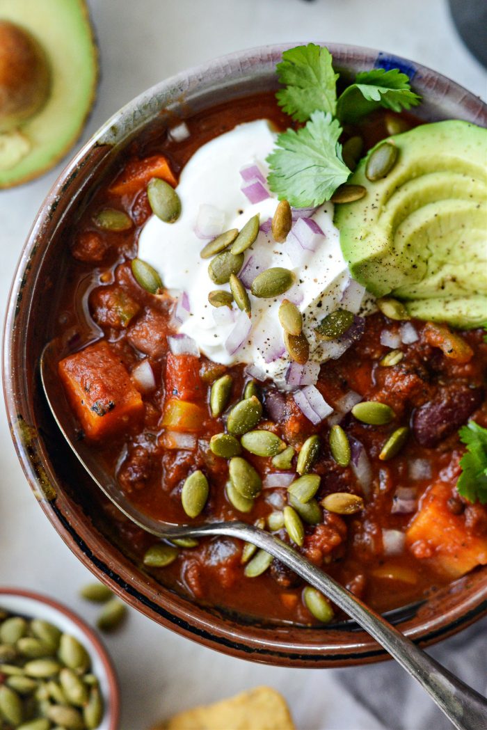 Vegetarian Pumpkin Chili - Simply Scratch