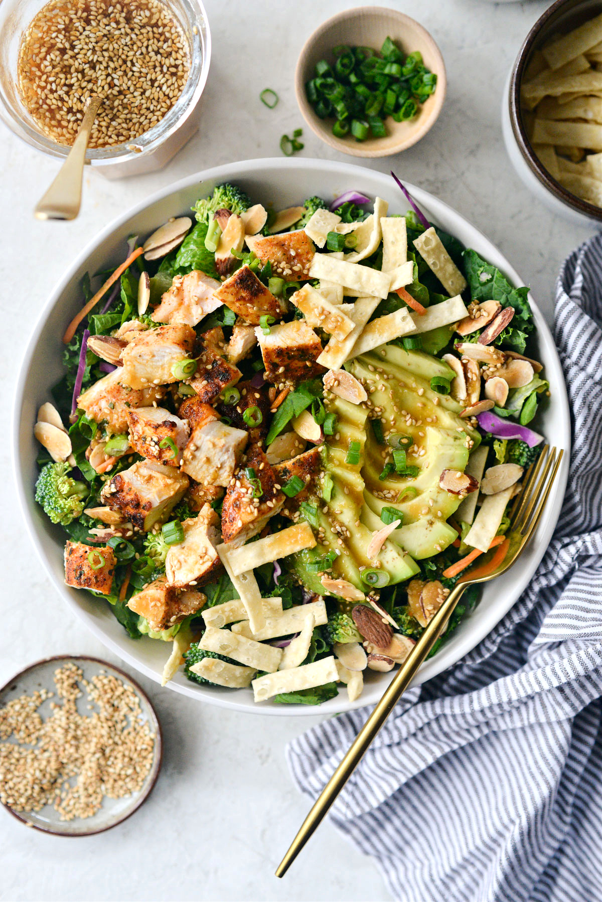 Asian Chicken Broccoli Salad - Simply Scratch