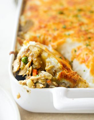 Leftover Turkey Shepherd's Pie Casserole