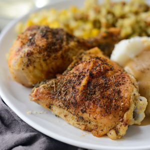 Homestyle Baked Chicken with Gravy