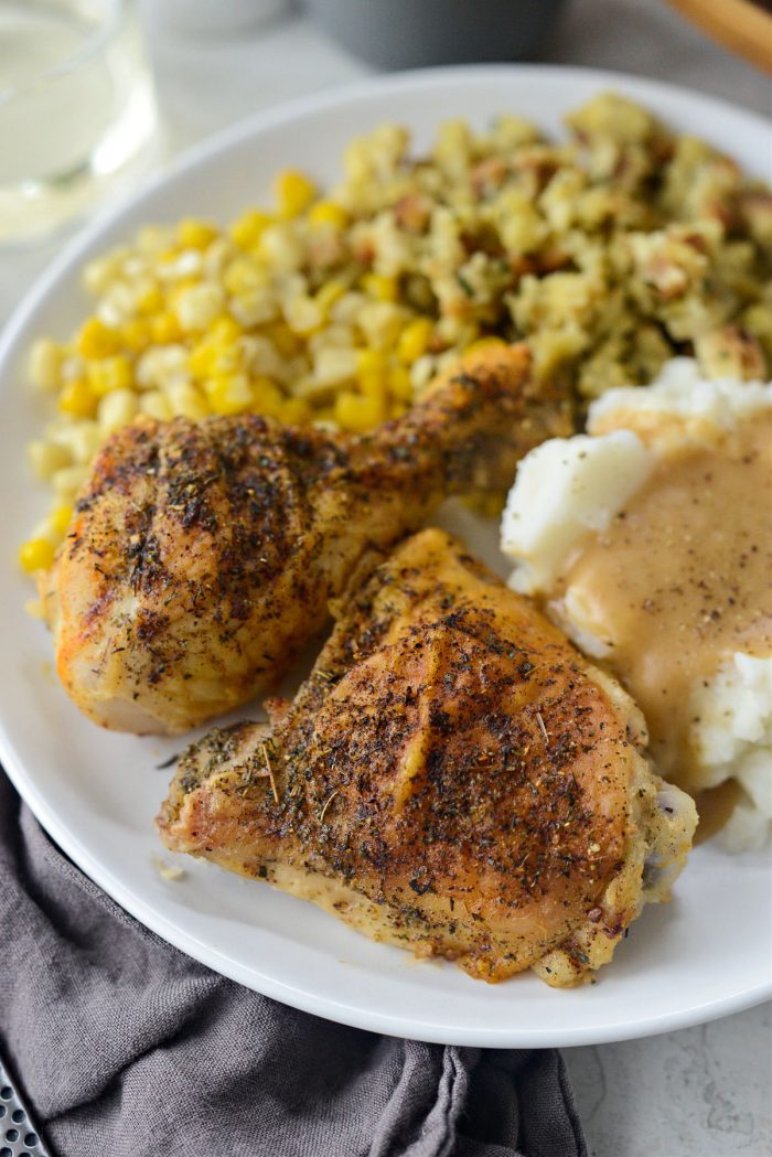 Homestyle Baked Chicken with Gravy
