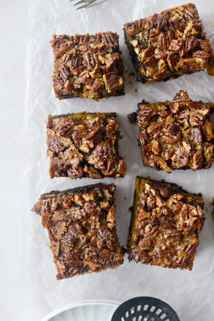 Pumpkin Pecan Pie Brownies 