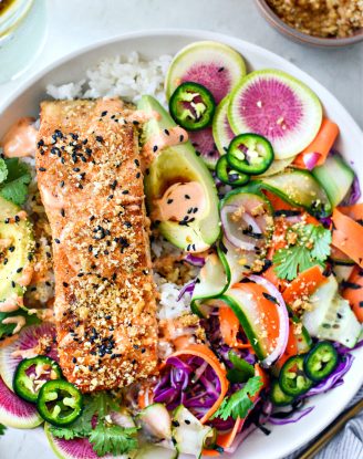 Spicy Salmon Crunch Bowl