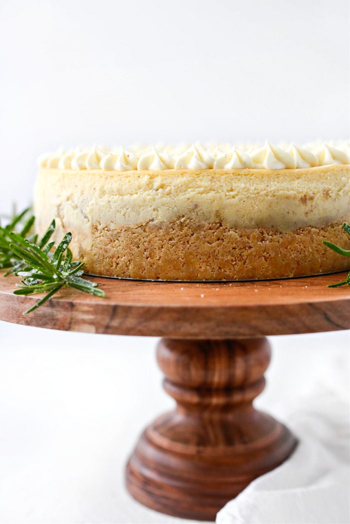 Eggnog Cheesecake