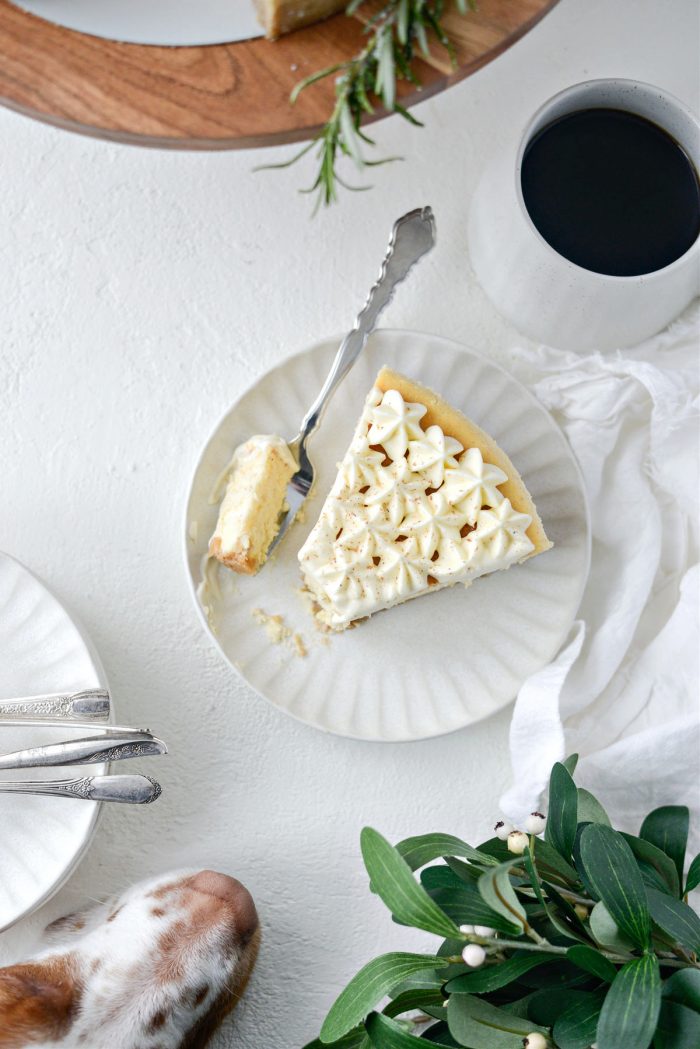 Eggnog Cheesecake