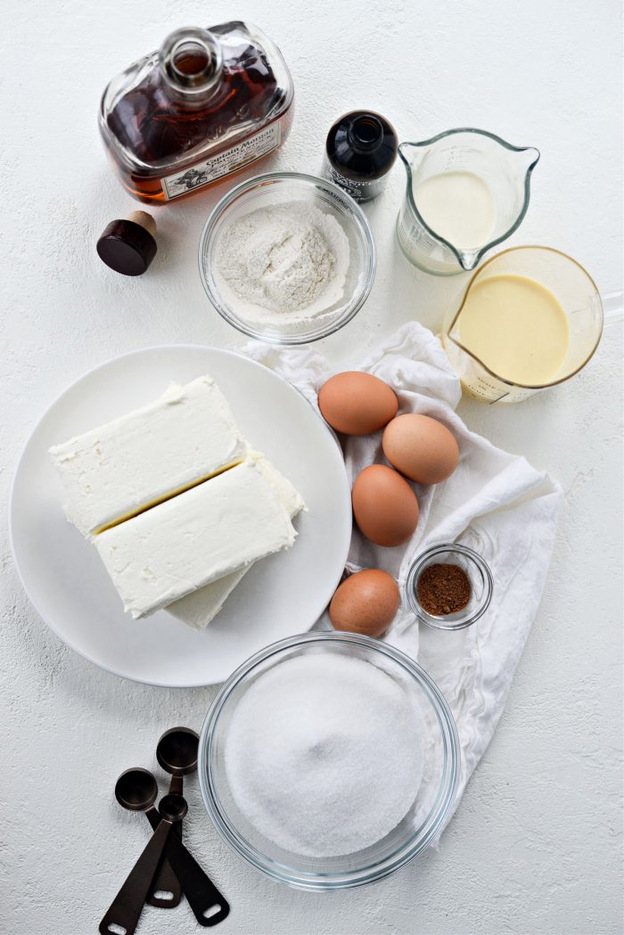Eggnog Cheesecake filling ingredients