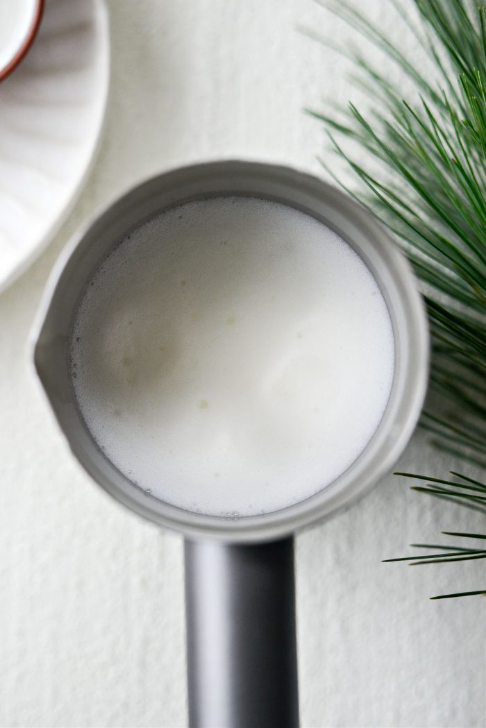 frothed milk