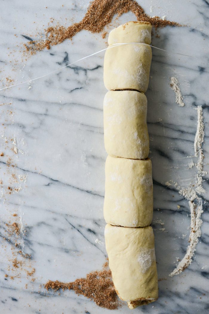 then cut into fourths