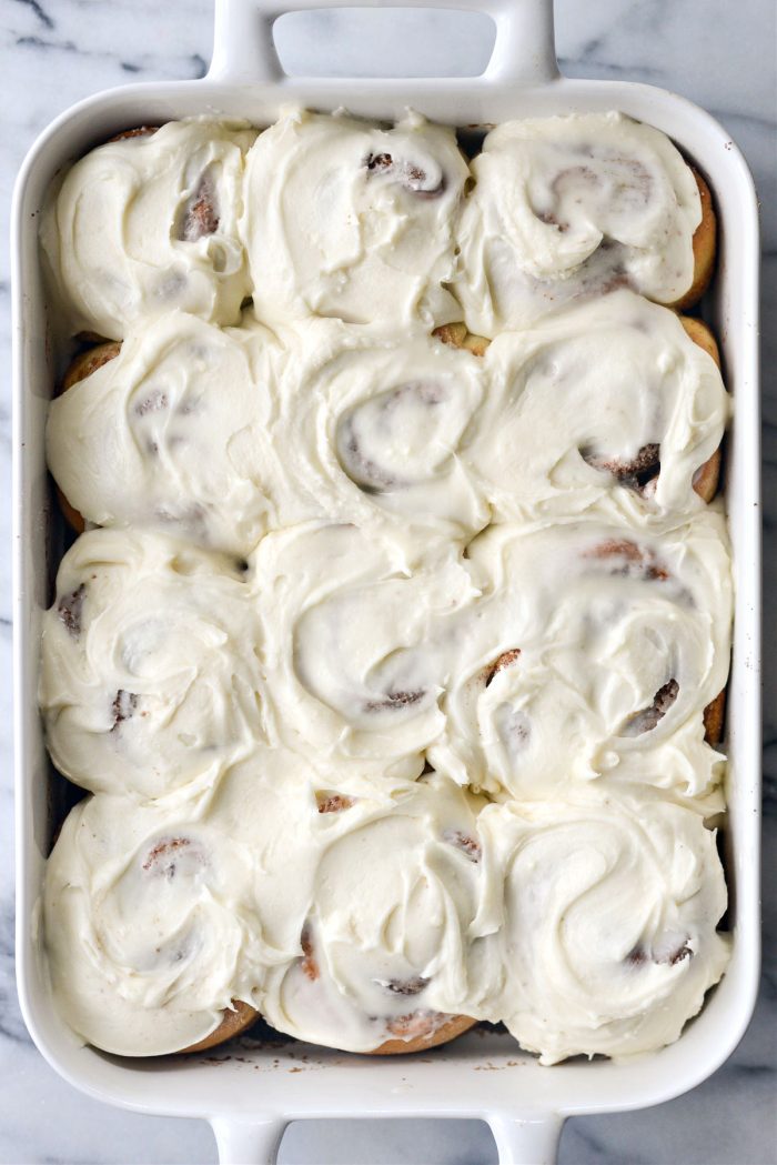 frosted cinnamon rolls