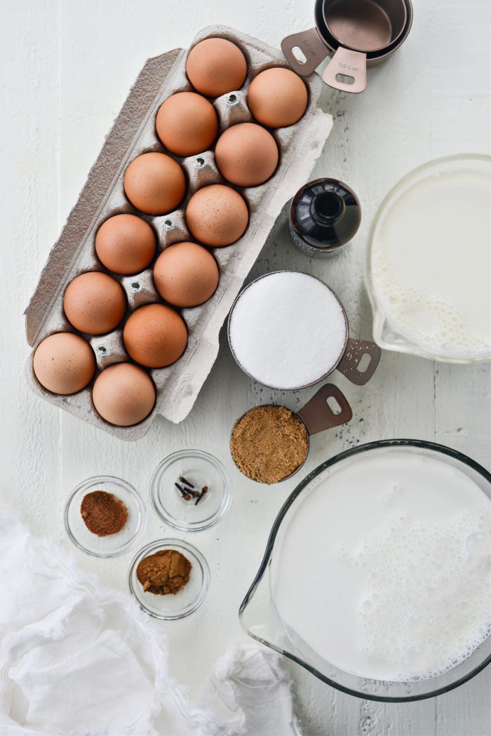 ingredients Homemade Eggnog Recip