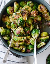 Maple Bourbon Bacon Brussels Sprouts