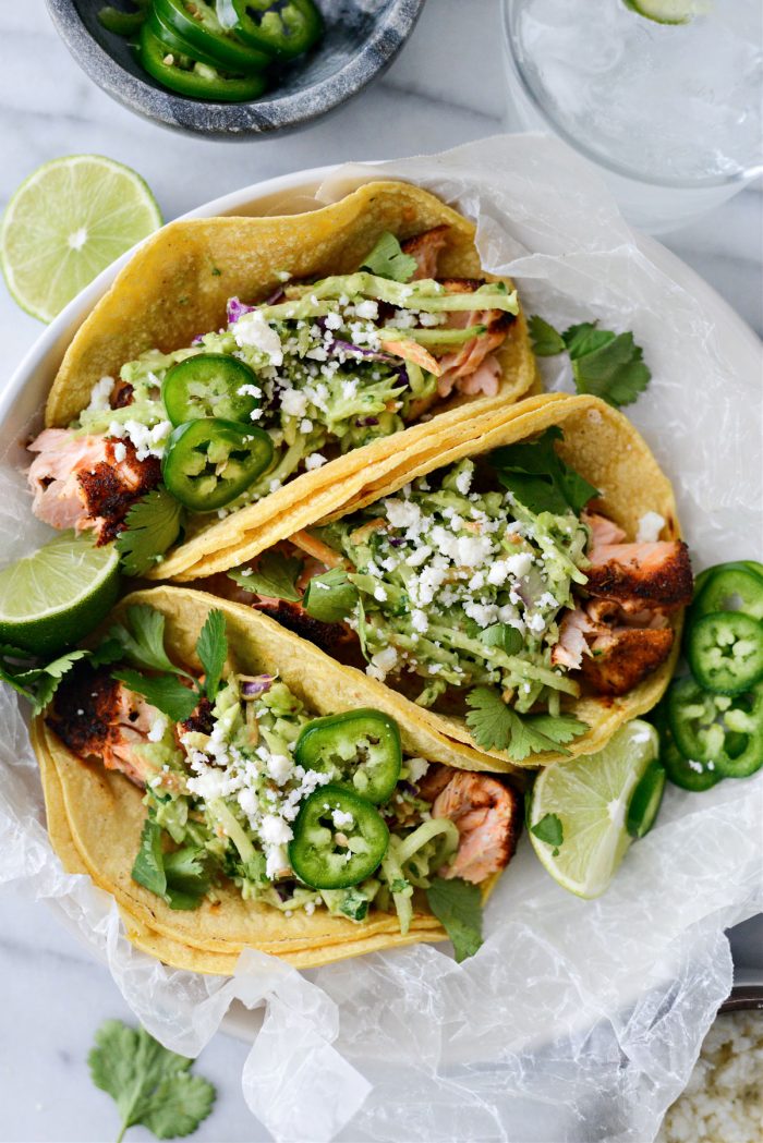 Blackened Salmon Tacos