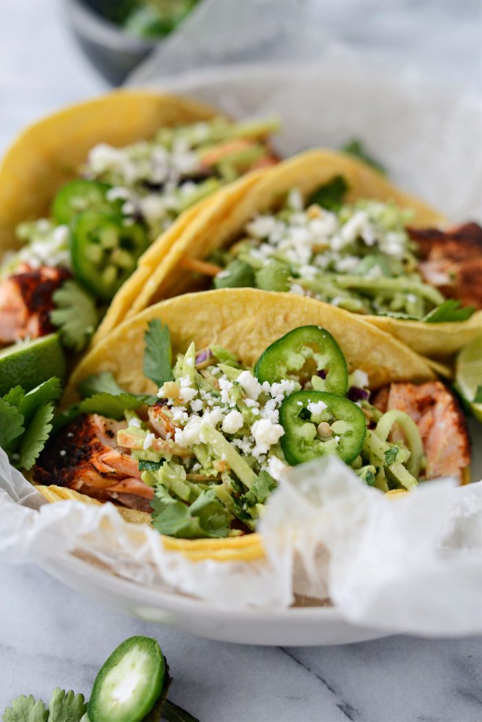 Blackened Salmon Tacos