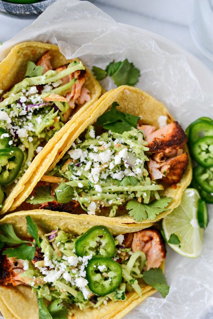 Blackened Salmon Tacos