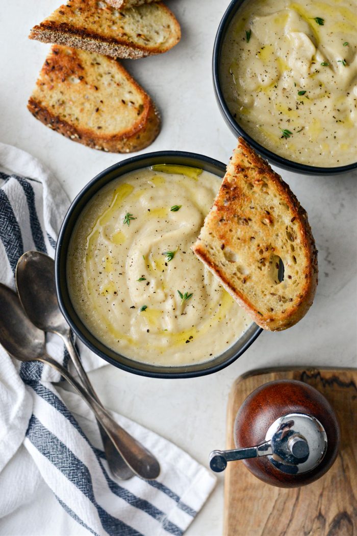 Creamy Roasted Parsnip Soup