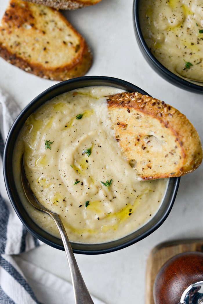 Creamy Roasted Parsnip Soup