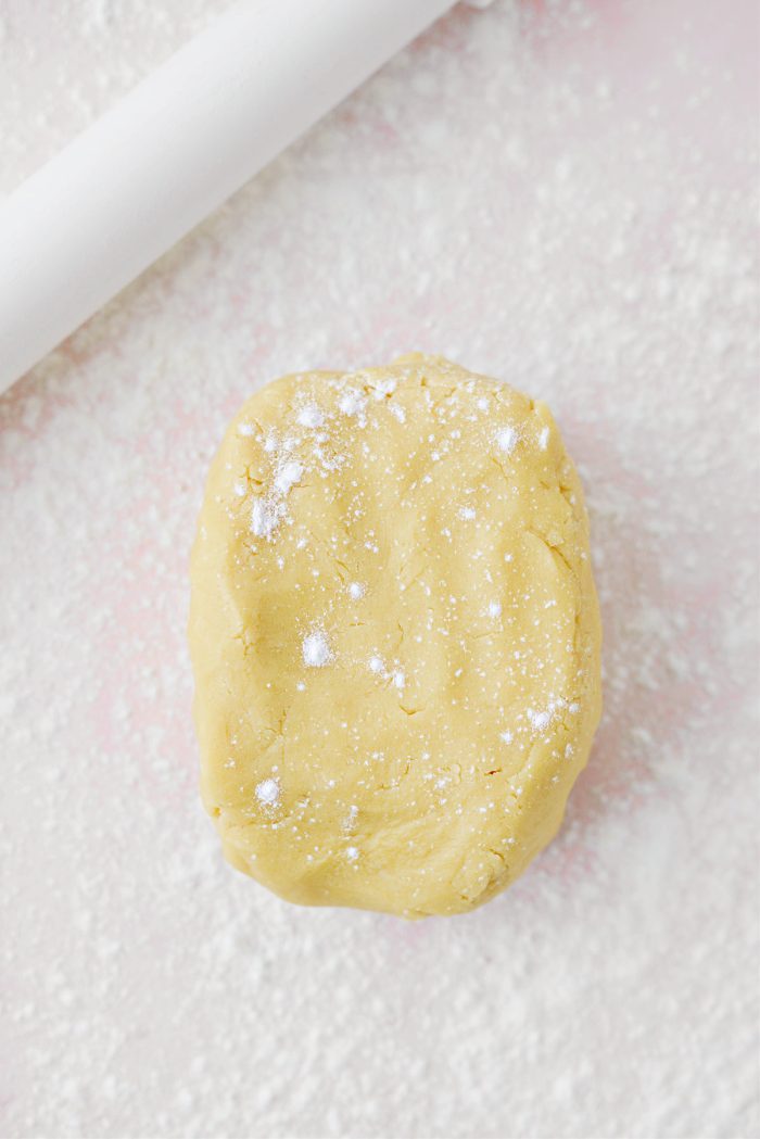 place dough on floured surface