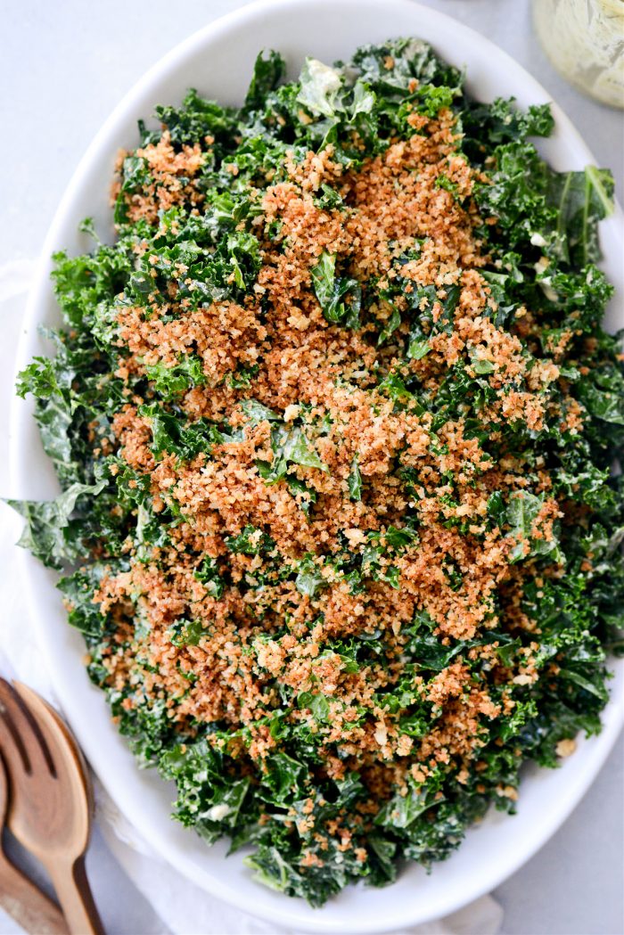 Kale Salad with Creamy Caper Dressing