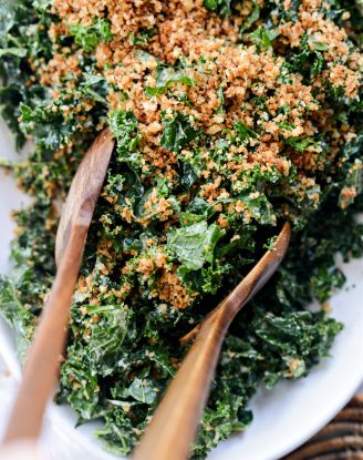 Kale Salad with Creamy Caper Dressing