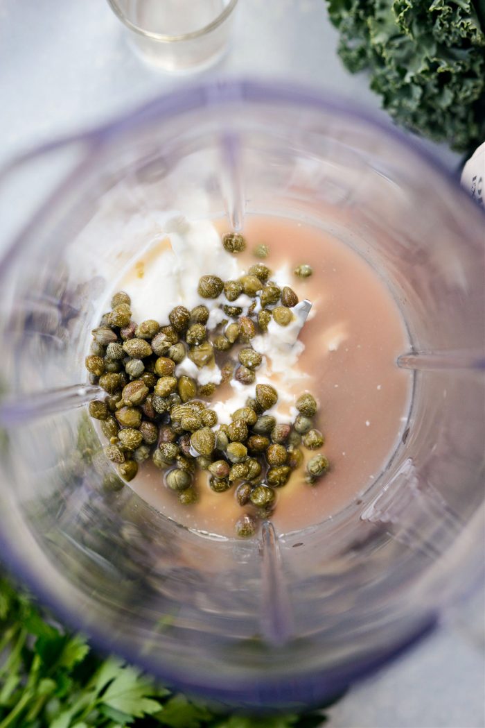 capers and red wine vinegar
