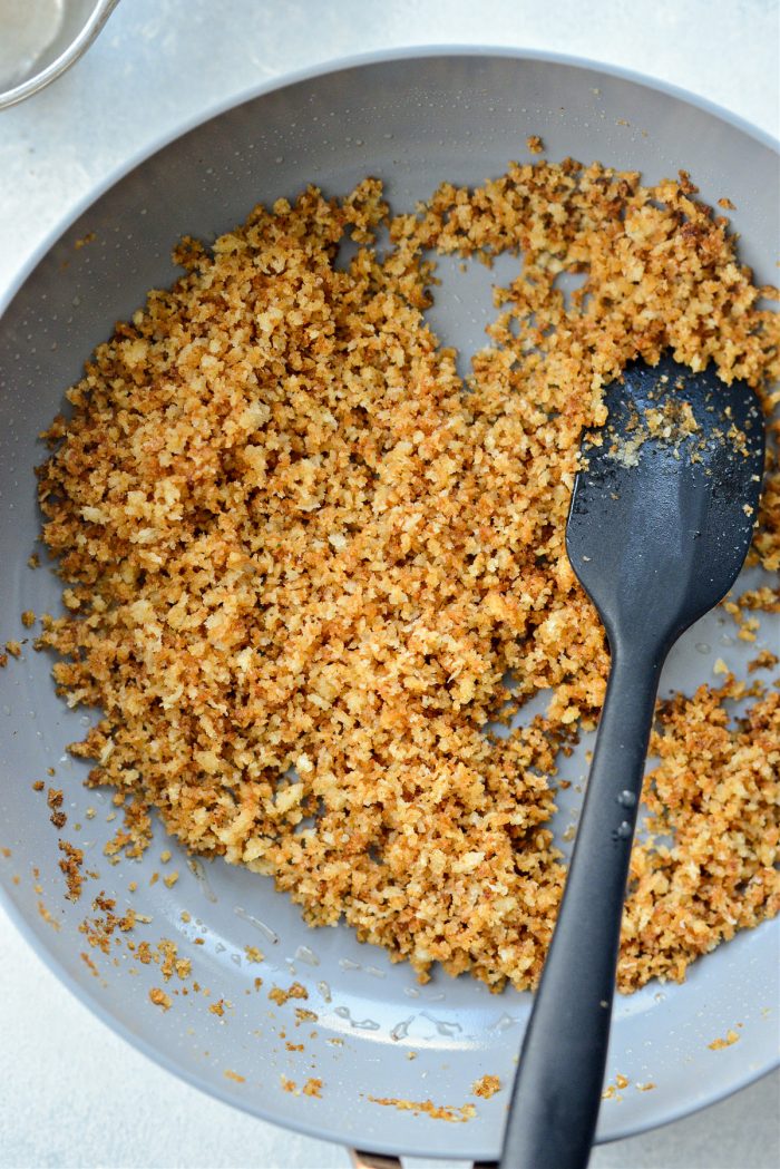 garlicky toasted panko