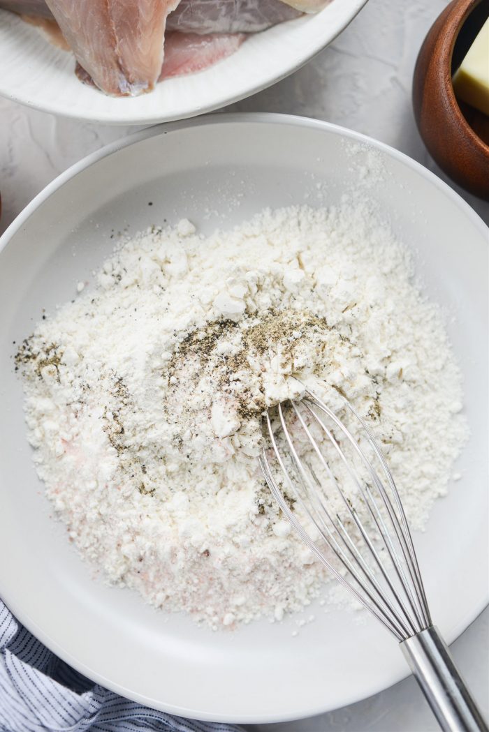 season flour with salt and pepper