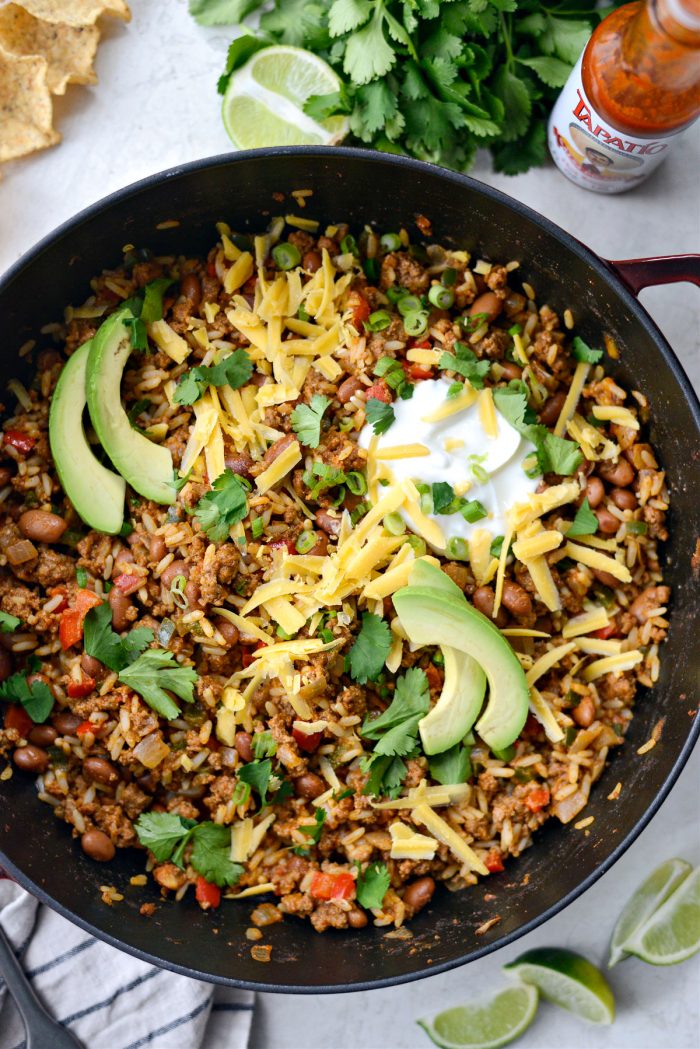 Naked Beef Burrito Skillet